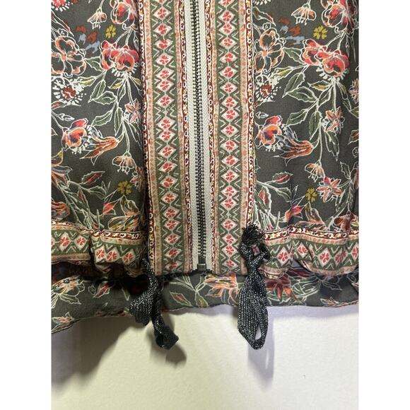 Free People Floral Blouse - Gray and Pink - Picture 8 of 13